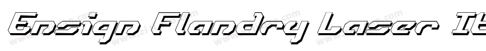 Ensign Flandry Laser Italic字体转换